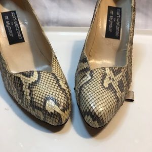 High hills snakeskin Stuart weitzman